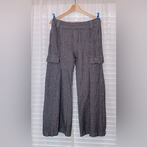 Free People New Waves Tailored Flare Trousers Size 6